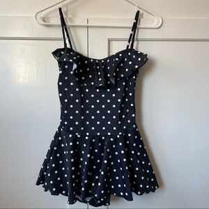 NEW H&M One Piece Polka Dot Swimsuit